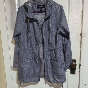 Colleen Lopez Purple Lace Utility Jacket